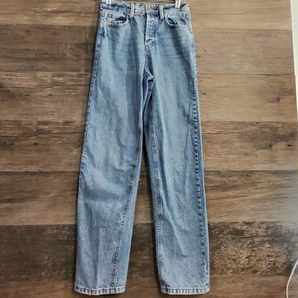 wild fable Denim - Wild Fable Light Blue‎ High Rise Straight Leg Jeans